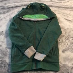 Mini Boden frog hood jacket